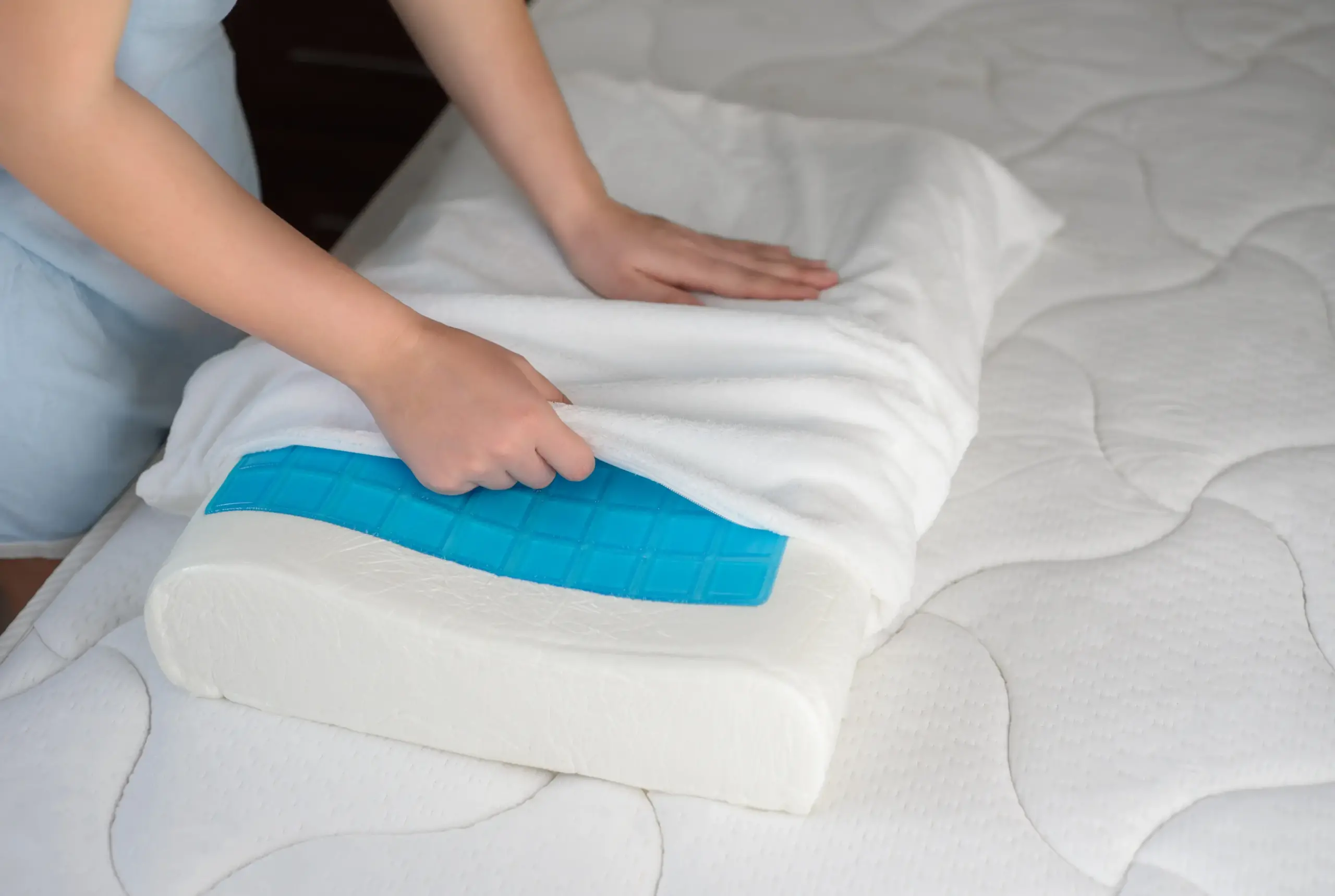 Almohada viscoelástica con gel
