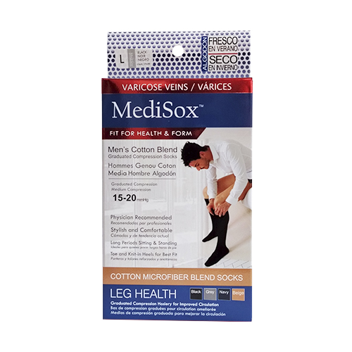 Calcetín para varices caballero 15-20 mmhg